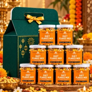 navratri diet flakes box